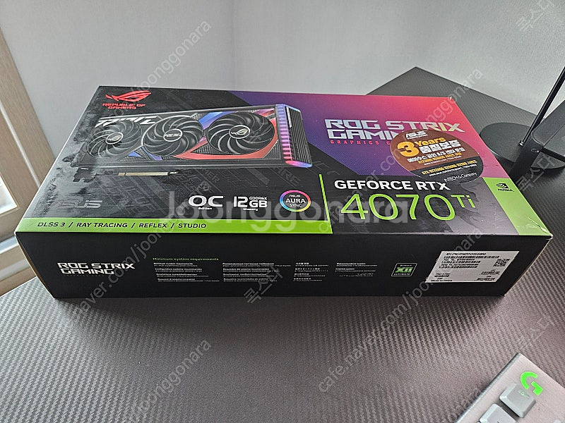 RTX 4070TI aaus 로그스트릭스 12GB--1