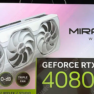 (새상품) 이엠텍 지포스 RTX 4080 Super miracle 화이트