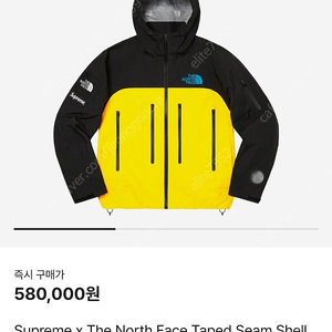 22FW 슈프림 노스페이스 Taped seam shell 고어텍스 자켓 XL