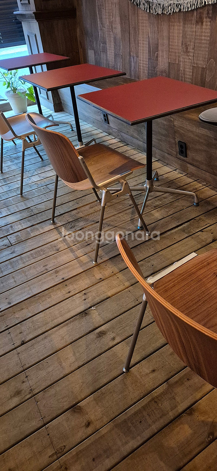 빈티지 원목의자 테이블 판매합니다--2