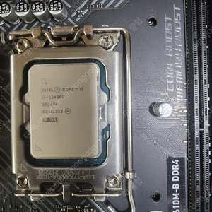 인텔 12400f ,msi h610m-b-ddr4 셋트 팝니다~~