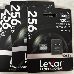 렉사 Lexar 256GB 1066x microSD 마이크로sd