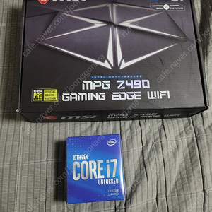 i7 10700k +msi 게이밍엣지 wifi z490