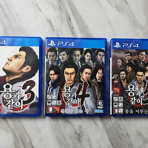 ps4 용과같이 3,4,5