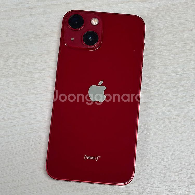 아이폰13미니 레드색상 128용량 무잔상 깔끔한단말기 35만 판매해요--2