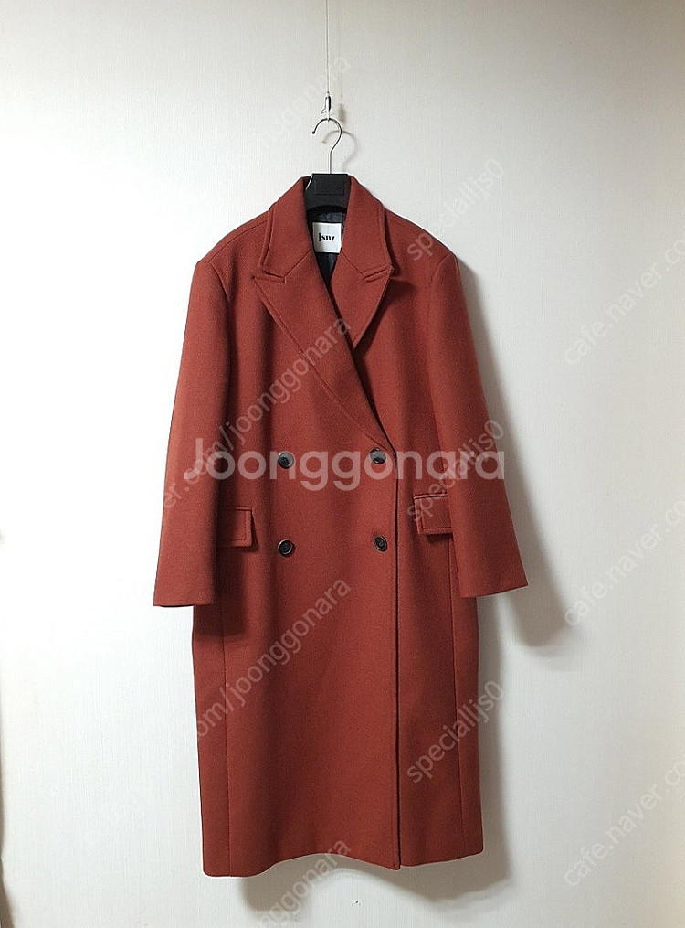 모조에스핀 폭스퍼 디테일 코트 55 사이즈 오즈세컨 판...--0