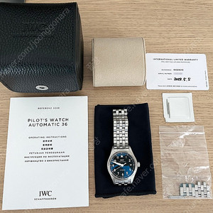 iwc 파일럿 36 검판