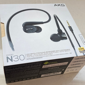 AKG N30 이어폰 (거의 새상품)