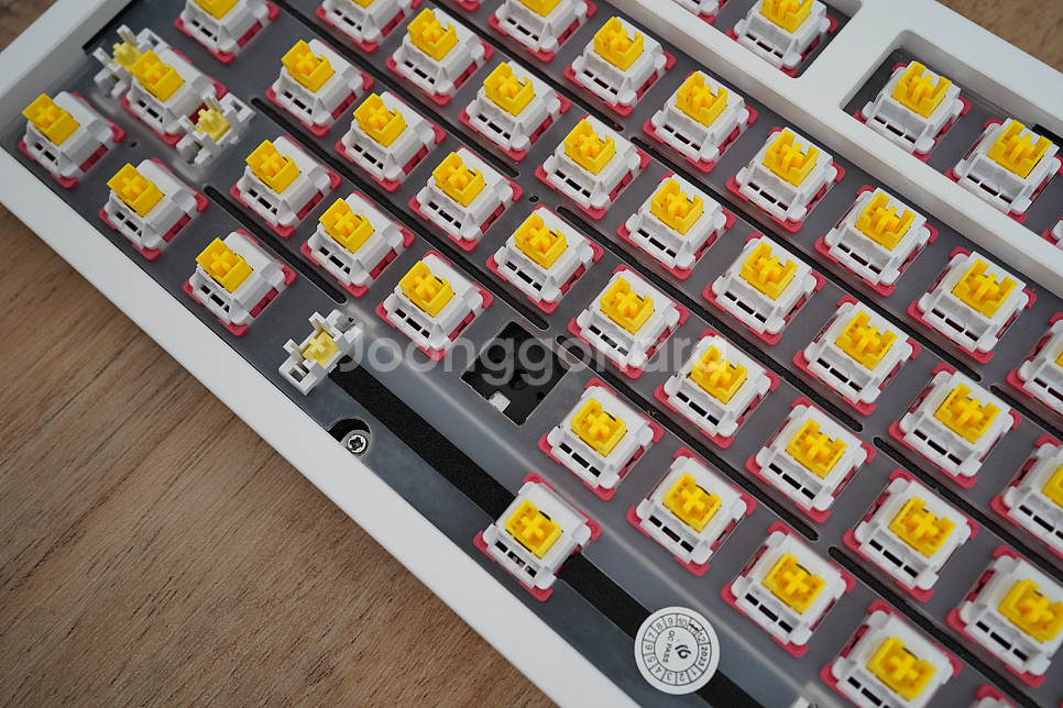 LEOBOG by AULA Hi75 유선 알루미늄 기계식 키보드 우주비행사, LEOBOG 황축V3--2