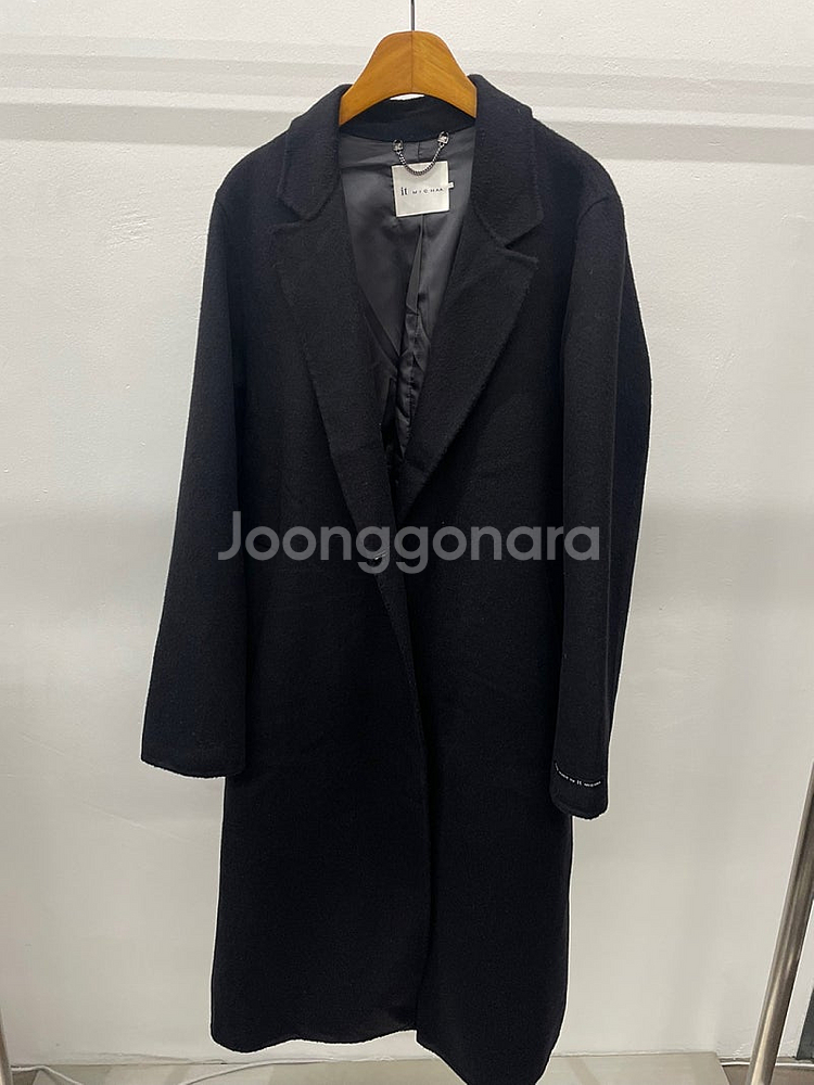 여성55)잇미샤 핸드메이드 캐시미어 블렌디드 코트 판매...--0