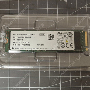 SK 하이닉스 M.2 SSD 512G 팝니다.