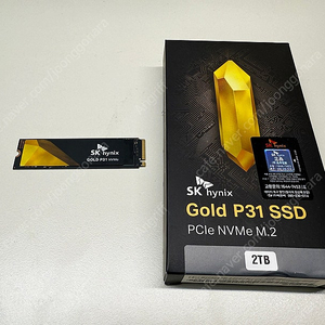 국내정발 SK하이닉스 Gold P31 M.2 NVMe SSD 2TB