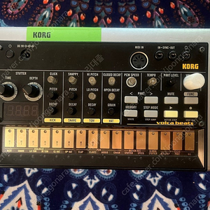 Korg volca beats 드럼 머신 팔아요