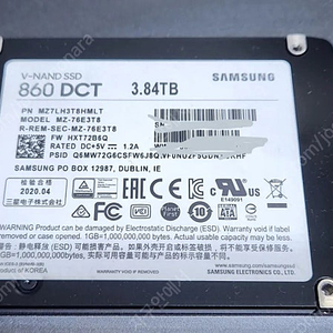 삼성 860 dct 3.84t ssd sata