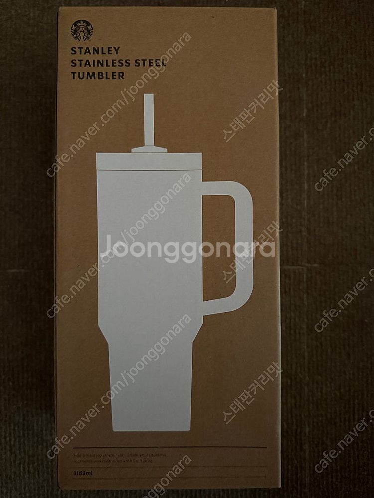 SS 화이트 스탠리 켄처 텀블러 1183ml--1