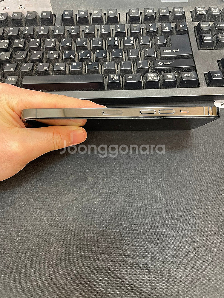 아이폰14프로맥스 블랙 256GB 배터리100% 상태좋...--6