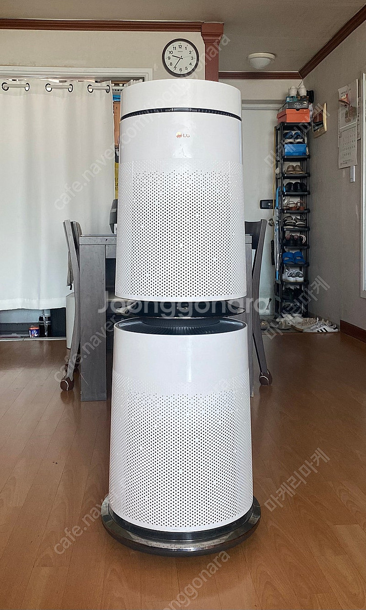 LG 퓨리케어 360 공기청정기 + 무빙휠 팝니다.--0