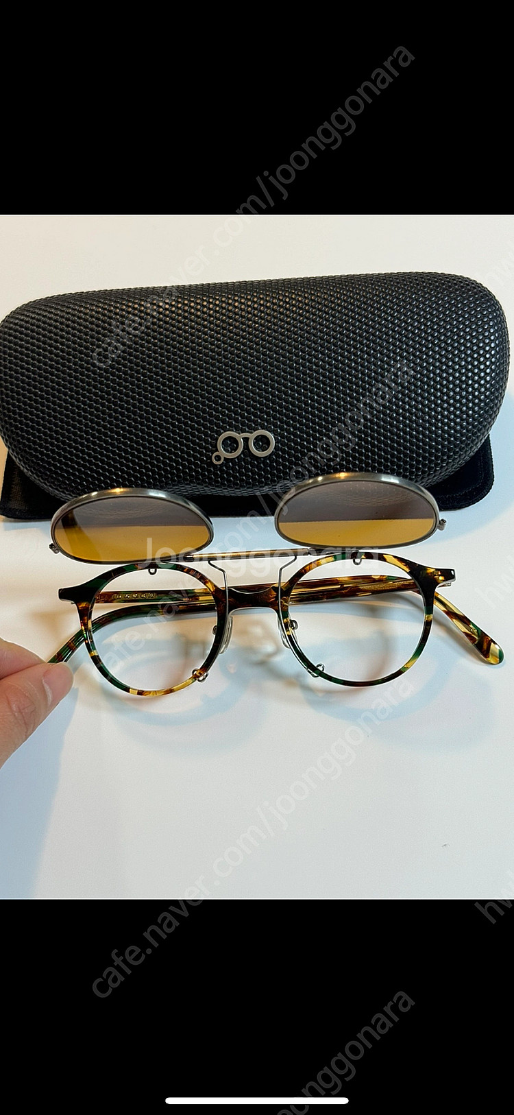 하쿠산 백산 안경 테 + 선글라스 클립--8