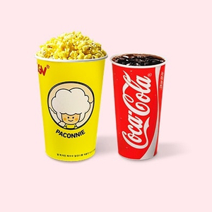 CGV 팝콘(M) + 탄산음료(M) 3500원 팝니다