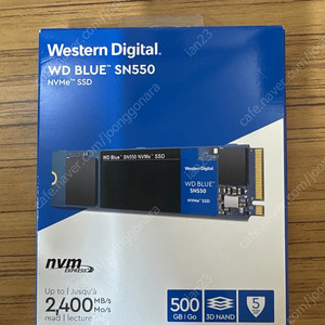 wd blue sn550 500gb nvme ssd