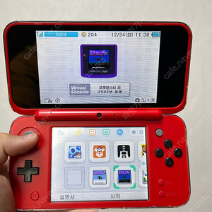 뉴 닌텐도 2ds xl 몬스터볼에디션(포뱅,무버,알파사파이어,vc 금은 내장)