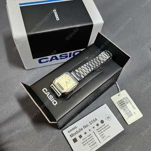 CASIO 카시오 손목 시계 AQ-230GG-9A 클래식 메탈 아날로그 아나디지