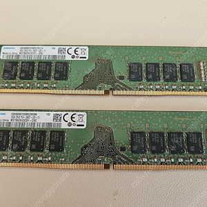 삼성 램 DDR4 16GB 2개 = 총 32GB