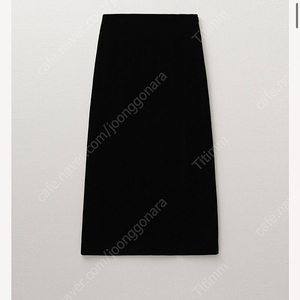 Ged 게드 VELVET FLOW MAXI SKIRT - BLACK 새상품