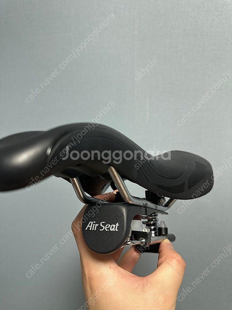 (안장포함)자전거 에어시트 안장 서스펜션 안장통--0