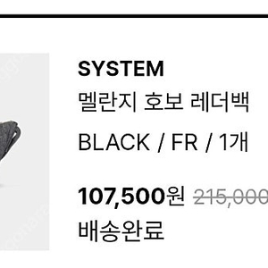 한섬 system 시스템 호보백