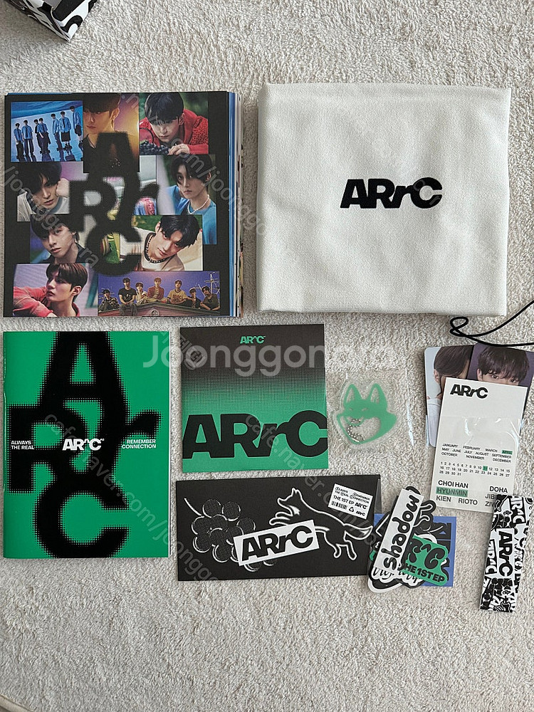 아크 ARrC 친필 싸인 앨범--1