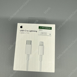 애플 정품 USB-C-Lightning 케이블(1m)