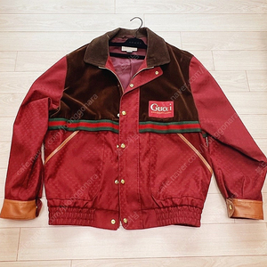 구찌 Velvet & GG Jaguar Jacket