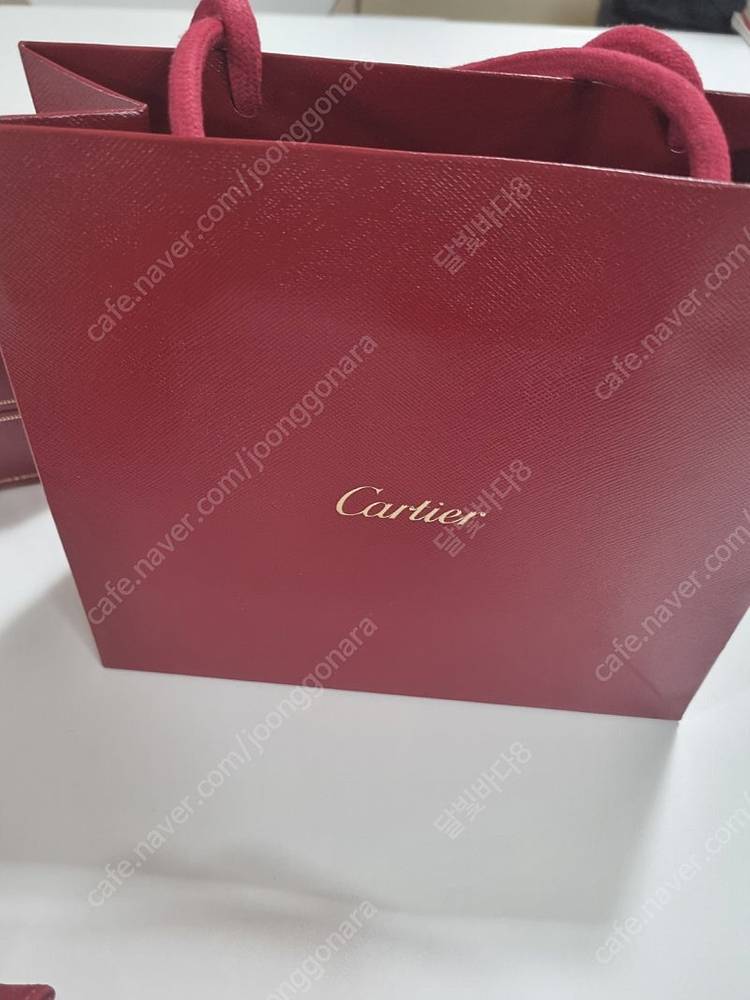 까르띠에 시계케이스 3종 쇼핑백--8