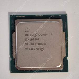 인텔 CPU i7-10700F