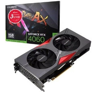 COLORFUL 지포스 RTX 4060 토마호크 DUO D6 8GB 미개봉 새제품 팝니다. 컬러풀