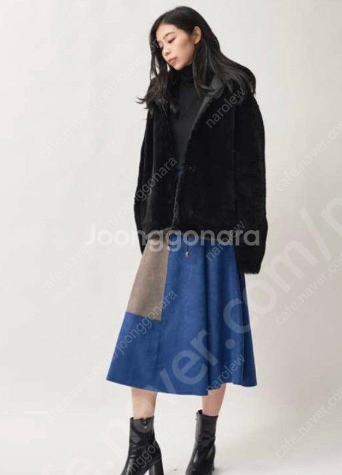 미샤 무스탕 디자이너원피스 에콘 낸시부--0