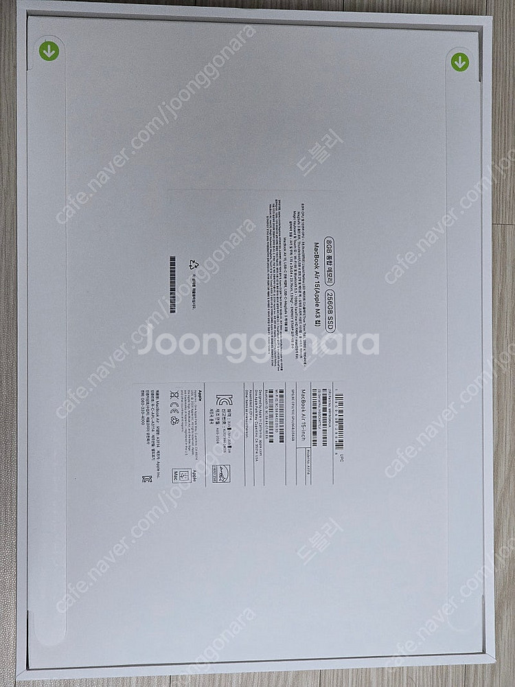 맥북에어 M3 15인치 256GB 8G메모리--0