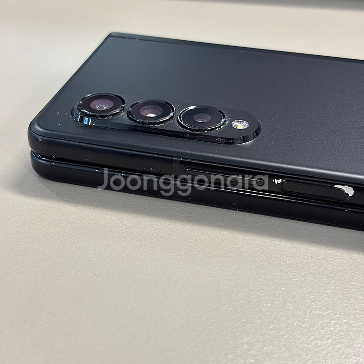갤럭시Z폴드3 블랙색상 256용량 파손없는 단말기 기능...--9