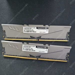 울산 TeamGroup T-CREATE DDR4-3600 CL18 EXPERT OC10L 32G x2개