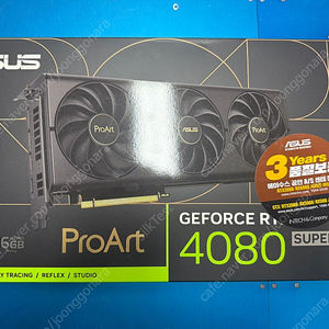 [미개봉] Asus ProArt RTX 4080 Super OC 16GB GDDR6X 그래픽 카드﻿