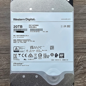 WD 기업용 HDD 20TB