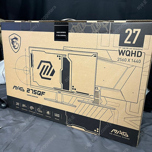 MSI 275QF, QHD, 180Hz, IPS 27인치 게이밍 모니터