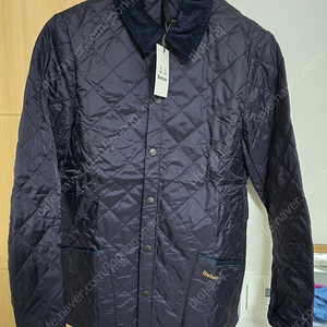 바버 헤리티지 리데스데일 퀼팅 자켓 네이비 L 사이즈 새상품 (Barbour heritage liddesdale quilted jacket)