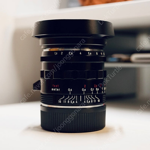 보이그랜더 녹턴 빈티지 라인 28mm F1.5 Type II 블랙+LH6후드