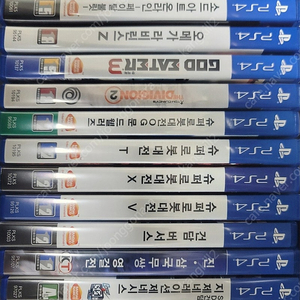 ps4슬림500g, psvita2세대 본체 및 타이틀 일괄 판매합니다.