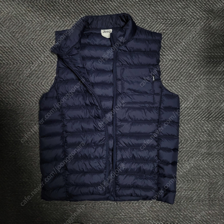 지프 95(m)사이즈 덕다운 패딩 조끼 베스트--2