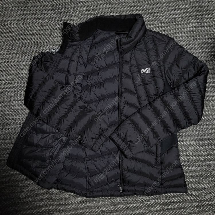 밀레 여성 90(55 키150~160)사이즈 덕다운 경량 패딩 여자 집업 자켓--3