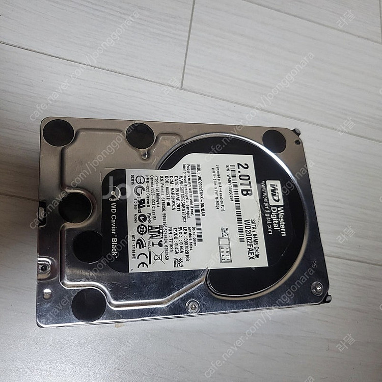 기업용 WD 2TB 블랙 하드디스크(WD2002FAEX...--0