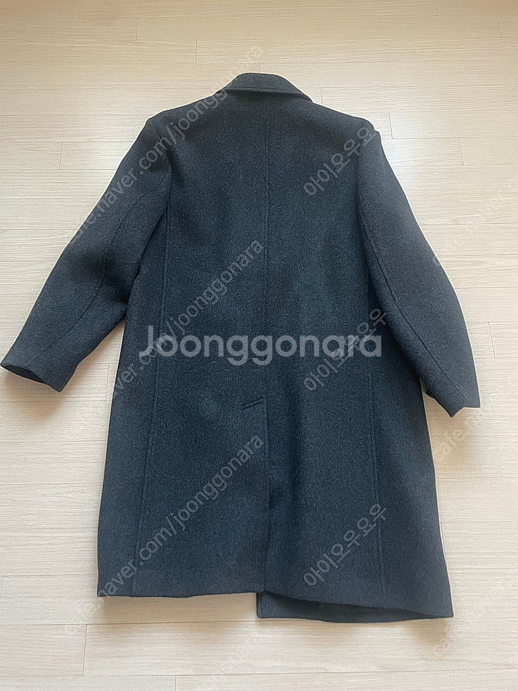 스테디에브리웨어 sew 울 싱글 코트 다크 그레이--1
